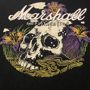MARSHALL AMPLIFICATION SKULL TEE
